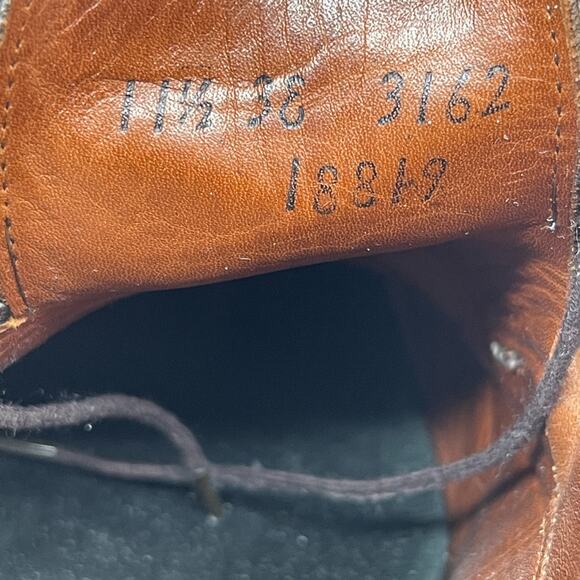 Allen Edmonds Mens 11.5 D Montgomery Leather Lace Up Oxfords USA Made Shoes 3162 main image 8